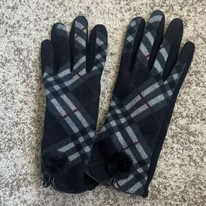 Trezo Plaid Women’s Hand Gloves O/S New
